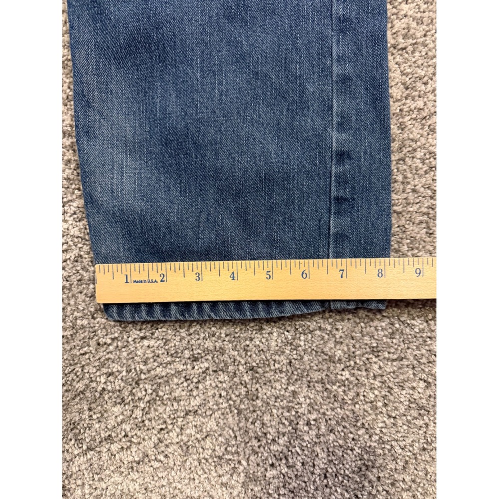 Wrangler 20X Jeans Kids 27X26 * Blue Denim Straight Leg Casual Pants - Picture 7 of 9